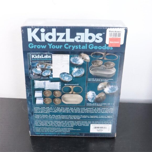 2pc Bundle Lot KidzLabs Geode Art & Science of Crystal Growing Experimental Kits - Picture 3 of 9